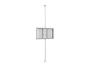 Multibrackets M Pro Series Enclosure 43" Floor to Ceiling Medium White Signage Display Enclosures Multibrackets