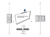 Multibrackets M Pro Series Enclosure 43" Floor to Ceiling Medium White Signage Display Enclosures Multibrackets