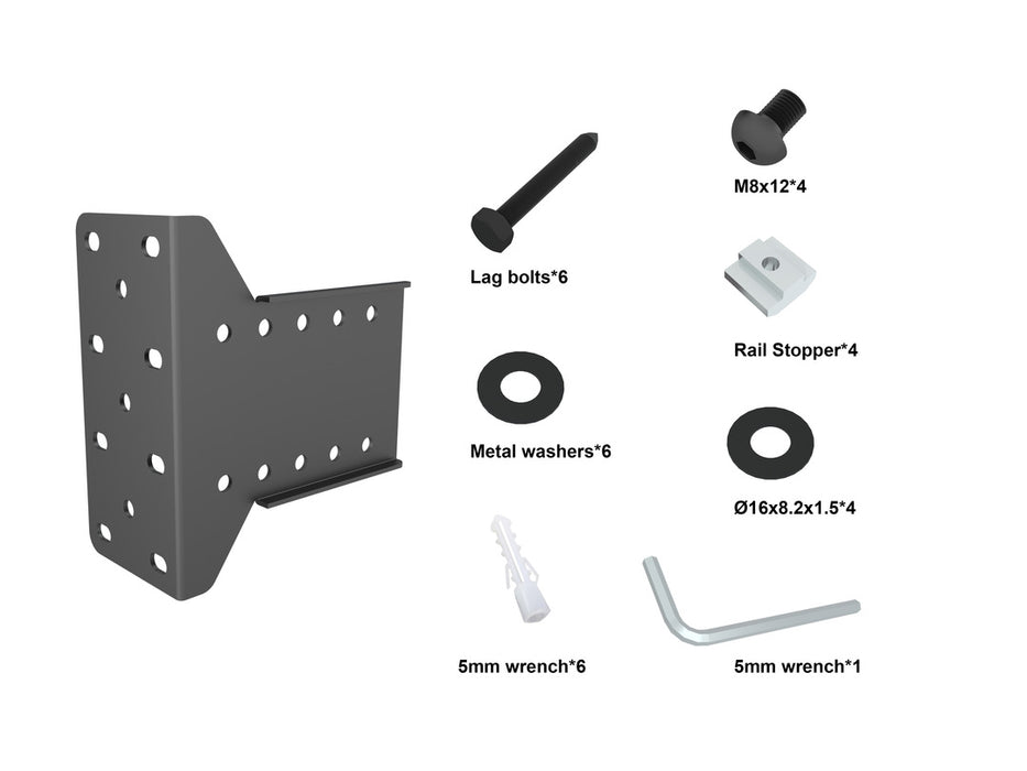 Multibrackets M Pro Series Single Display Plate From Wall