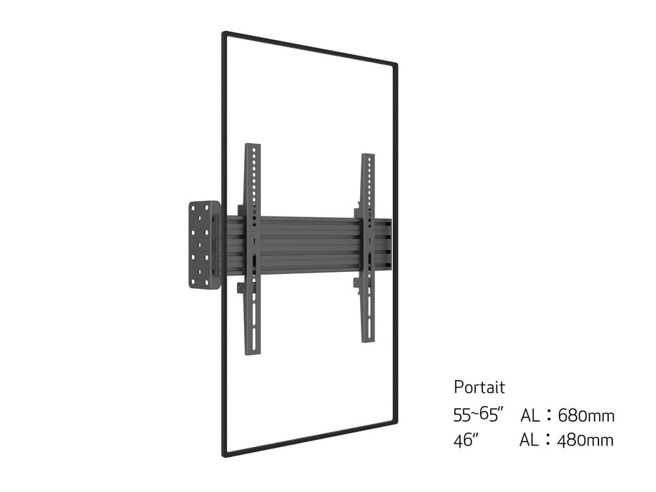 Multibrackets M Pro Series Single Display Plate From Wall