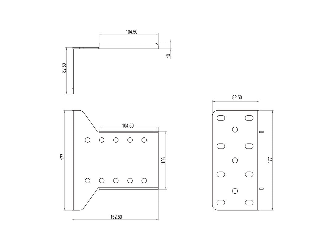 Multibrackets M Pro Series Single Display Plate From Wall Mounting Accessory Multibrackets
