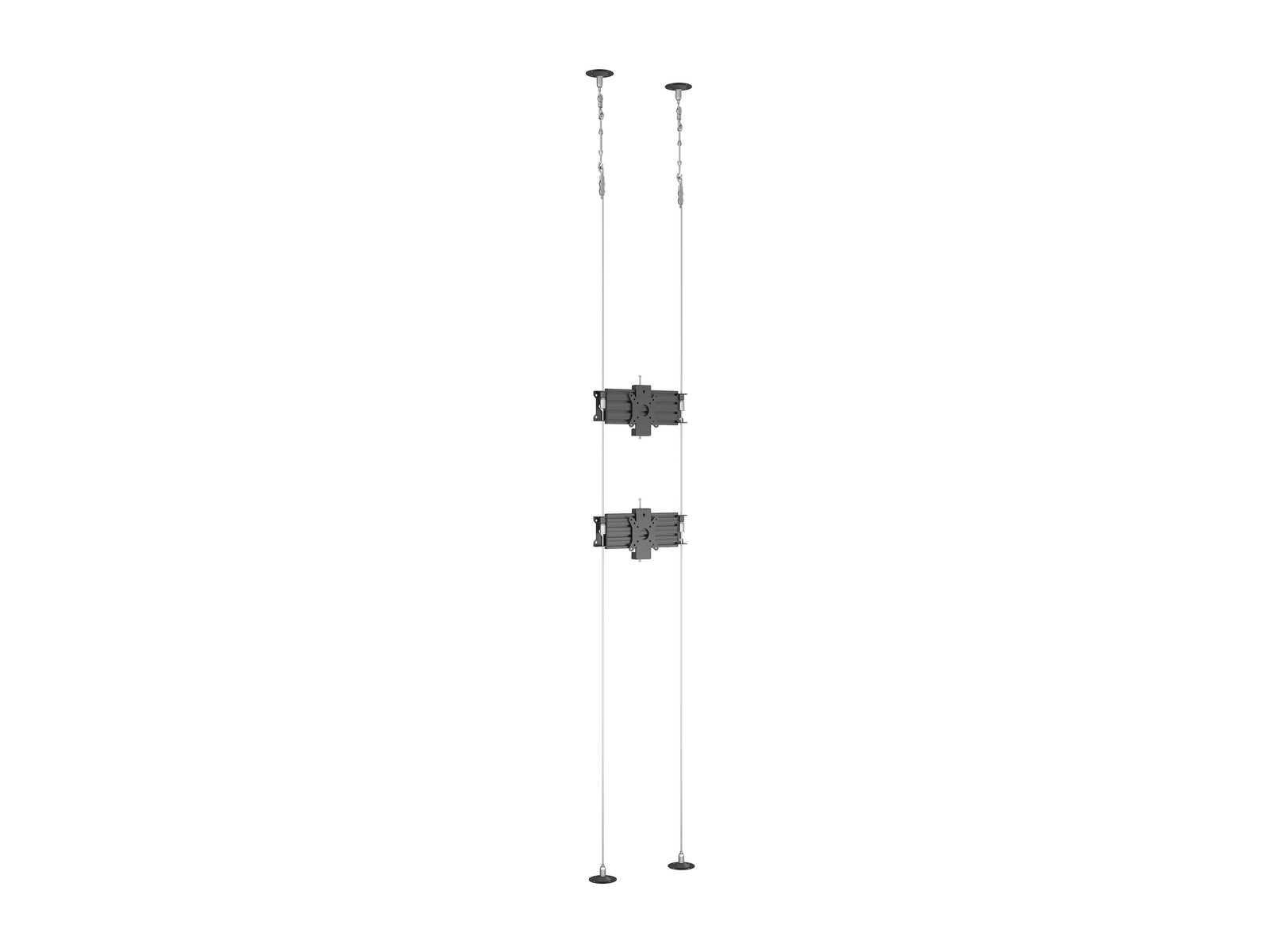 Multibrackets M Pro Wire MBC2U Dual Screen Floor to Ceiling Mount for 27"-32" Screens | 7340234811298 Floor to Ceiling Display Mount Multibrackets