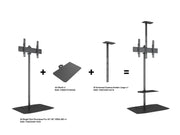 Multibrackets M Single Pole 1.5m Floor Stand For 32"-65" Screens | 7340234811526