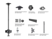 Multibrackets M Pro CCTV Ceiling Mount | 7340234811786 Ceiling Mount Bracket Multibrackets