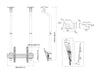 Multibrackets MBC1USDGC M Pro 1.5m Ceiling Mount For 40"-100" Displays | 7340234811922 Ceiling Mount Bracket Multibrackets