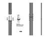 Multibrackets MBC1USDGC M Pro 1.5m Ceiling Mount For 40"-100" Displays | 7340234811922 Ceiling Mount Bracket Multibrackets