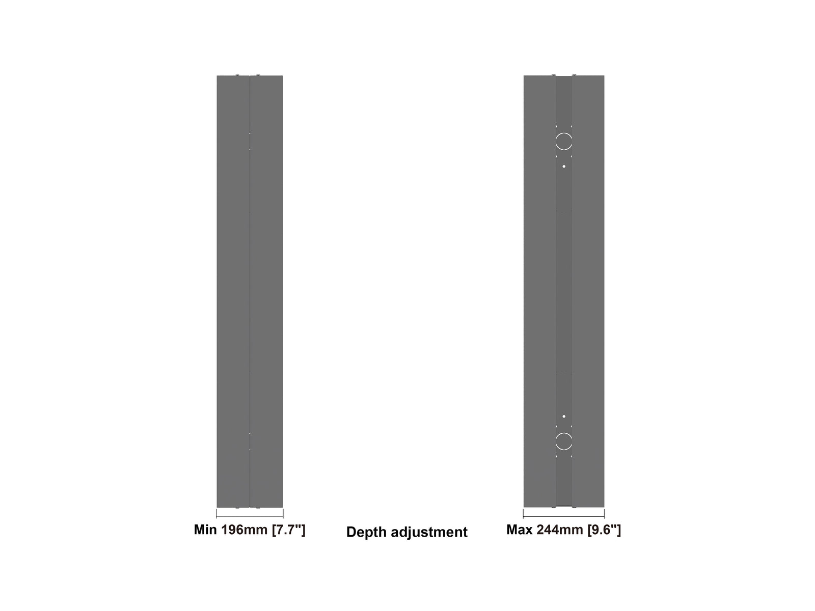 Multibrackets M Pro 55" High Brightness Digital Signage Enclosure – Black | 7340234812073 Signage Display Enclosures Multibrackets