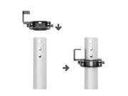 Multibrackets MBFC1U M Pro 3m Floor to Ceiling for 40"-65" Screens | 7340234812486
