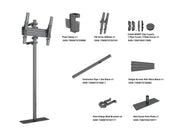 Multibrackets MBFW1U M Pro Floorstand to Wall Mount For 32"-65" Screens | 7340234812592