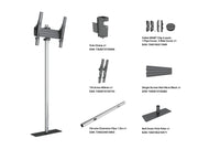 Multibrackets M Pro 1.5m Single Pole Floor Stand For 32"-65" Screens | 7340234813131
