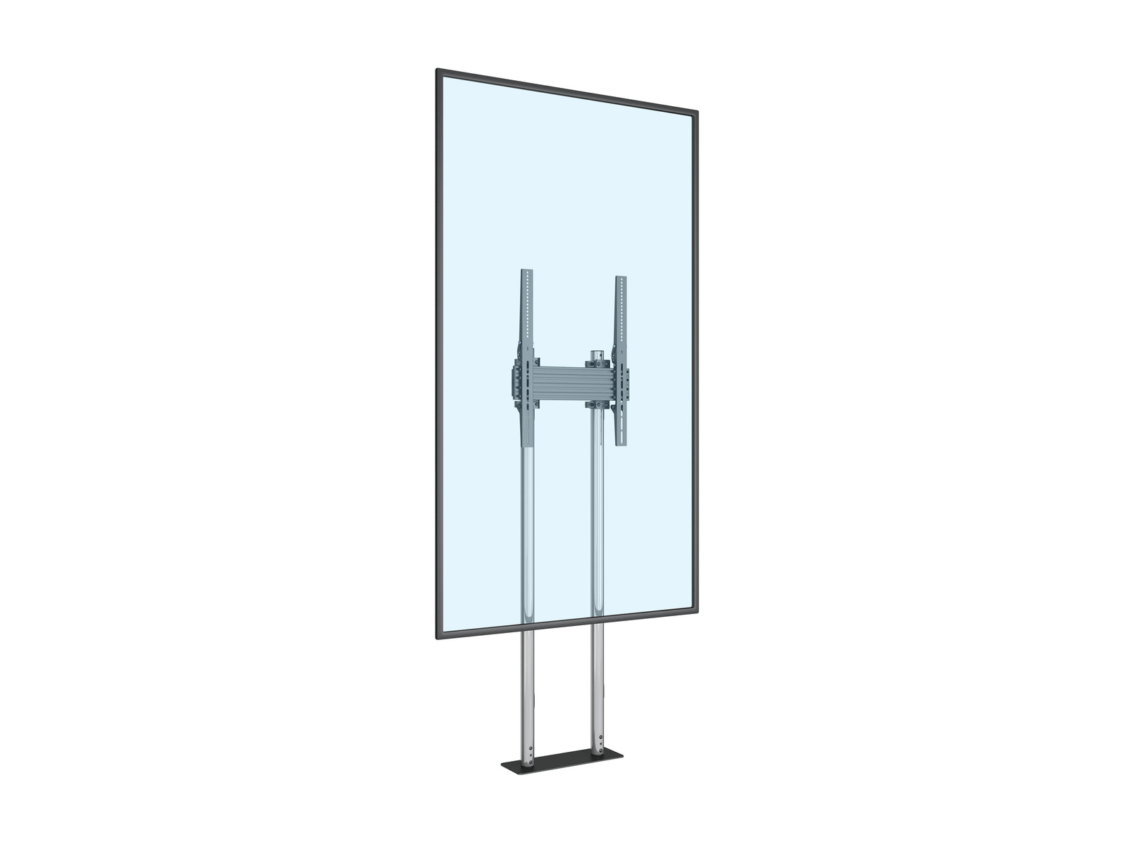 Multibrackets M Pro 1.5m Dual Pole Floor Base For 55"-90" Screens | 7340234813148