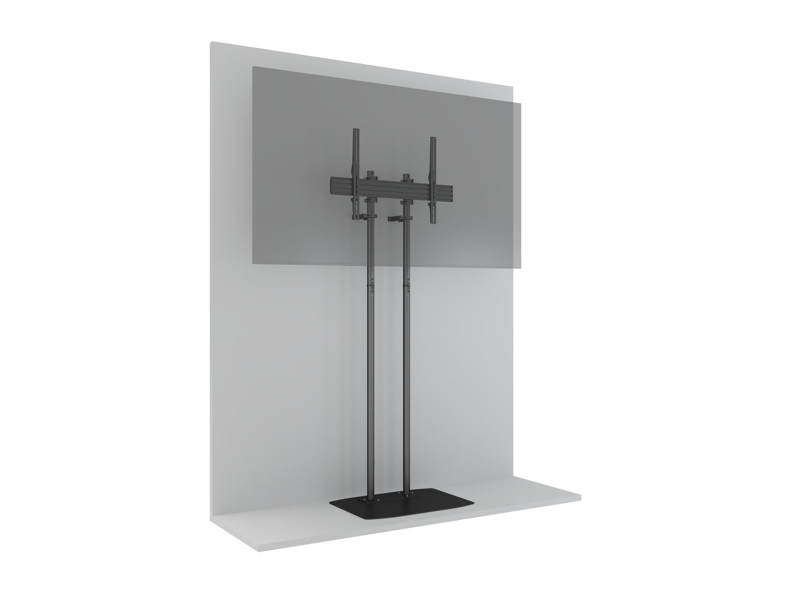 Multibrackets M Pro Dual Pole Floor Stand For 75"-98" Screens | 7340234813483