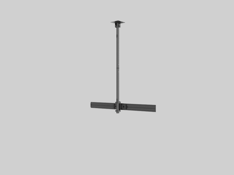 Multibrackets MBC2X1UP M Pro 1.5m 2-Screen Ceiling Mount For 40"-65" Screens | 7340234813971 Ceiling Mount Bracket Multibrackets