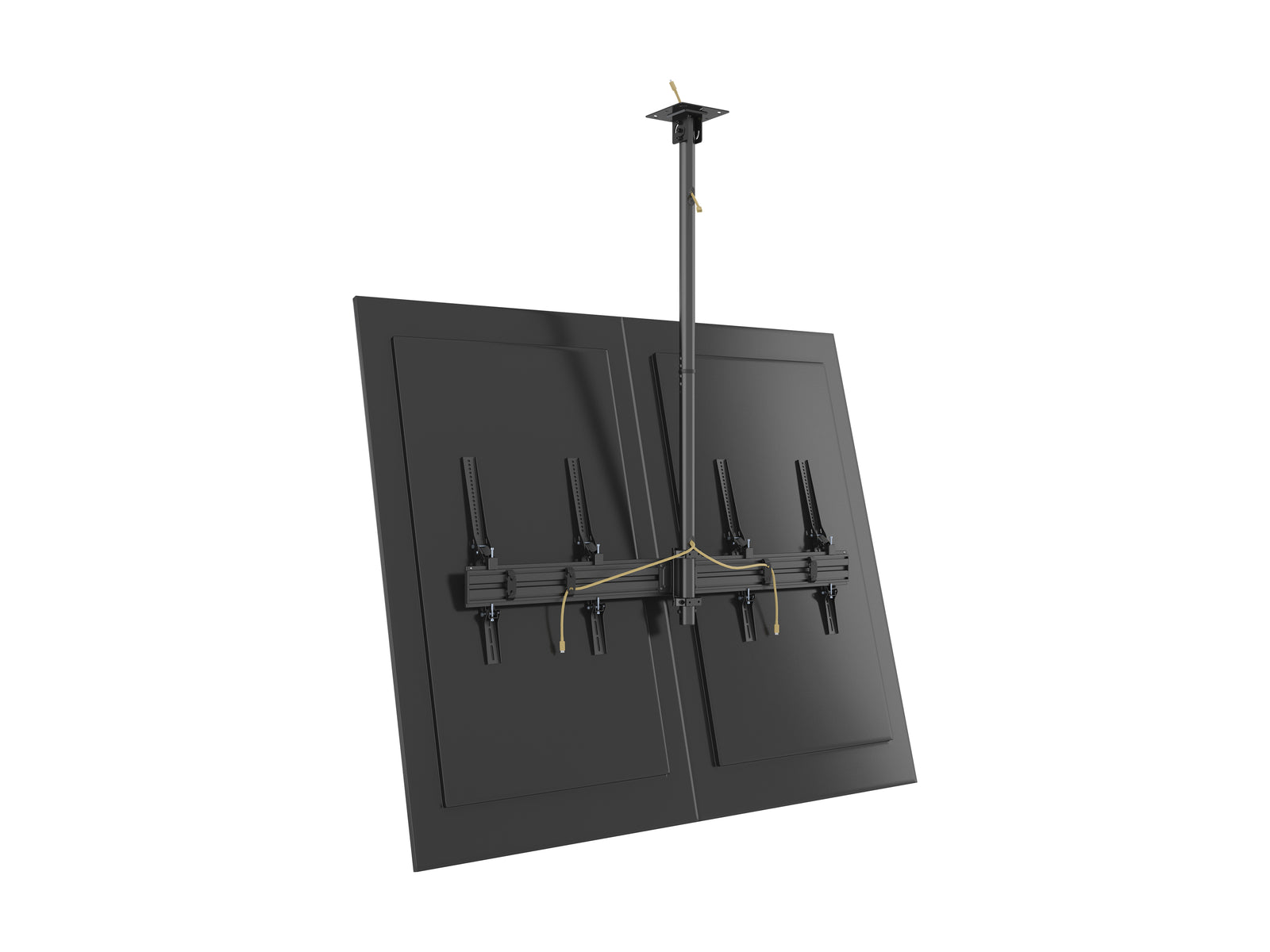 Multibrackets MBC2X1UP M Pro 1.5m 2-Screen Ceiling Mount For 40"-65" Screens | 7340234813971 Ceiling Mount Bracket Multibrackets