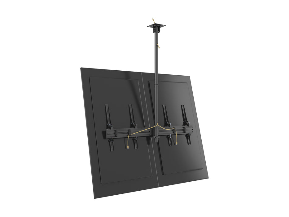 Multibrackets MBC2X1UP M Pro 1.5m 2-Screen Ceiling Mount For 40"-65" Screens | 7340234813971
