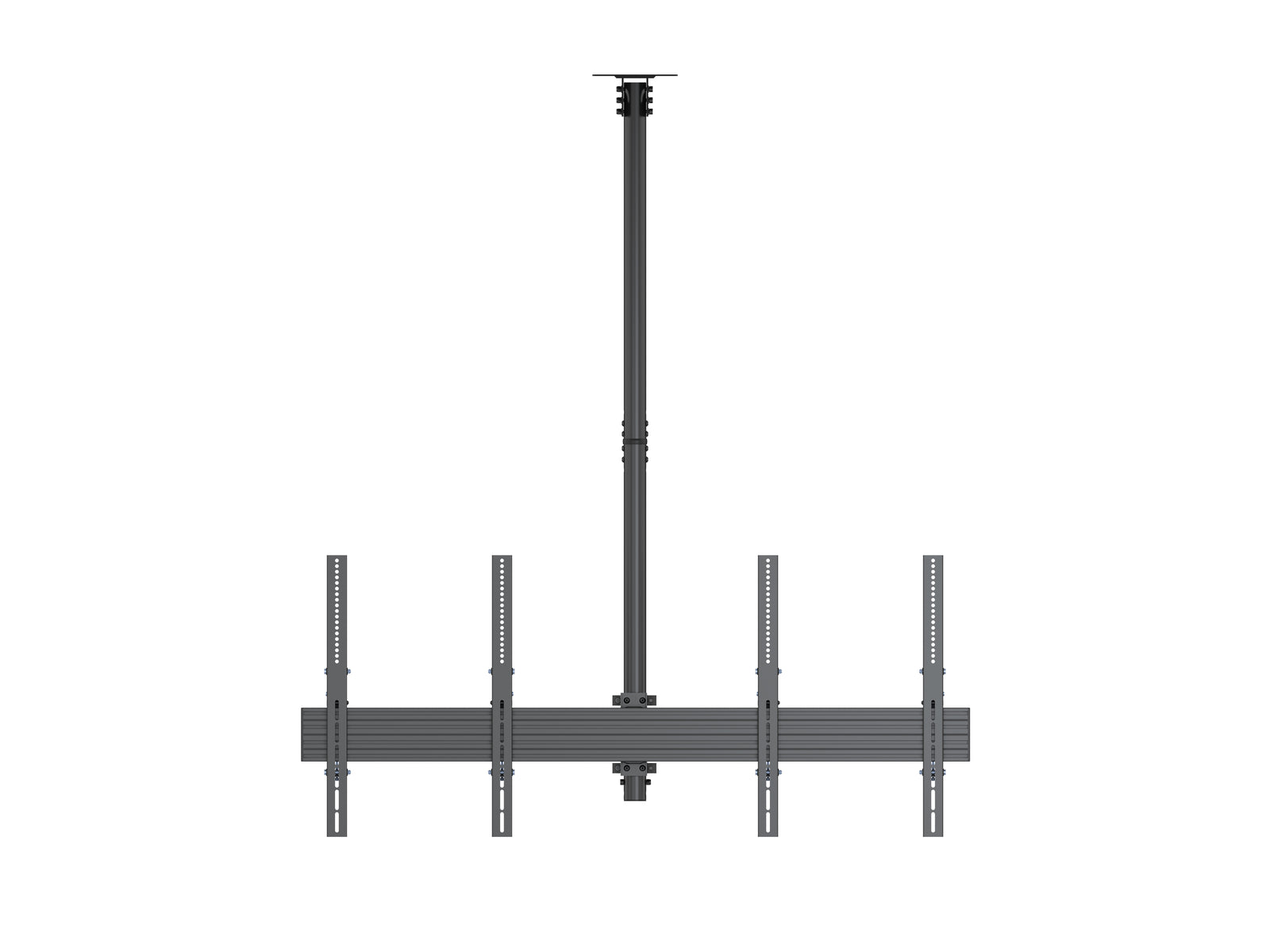 Multibrackets MBC2X1UP M Pro 1.5m 2-Screen Ceiling Mount For 40"-65" Screens | 7340234813971 Ceiling Mount Bracket Multibrackets