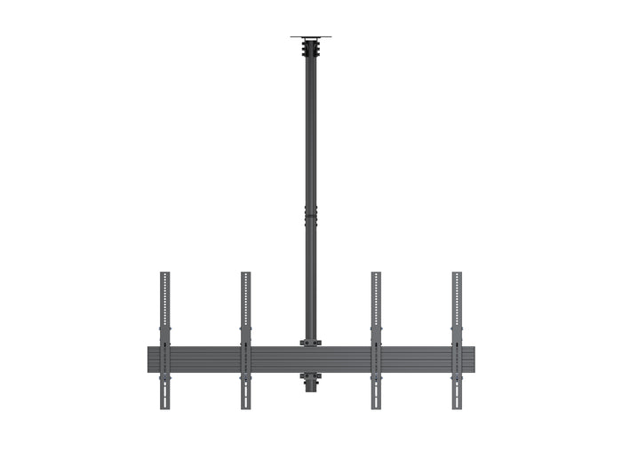 Multibrackets MBC2X1UP M Pro 1.5m 2-Screen Ceiling Mount For 40"-65" Screens | 7340234813971 Ceiling Mount Bracket Multibrackets