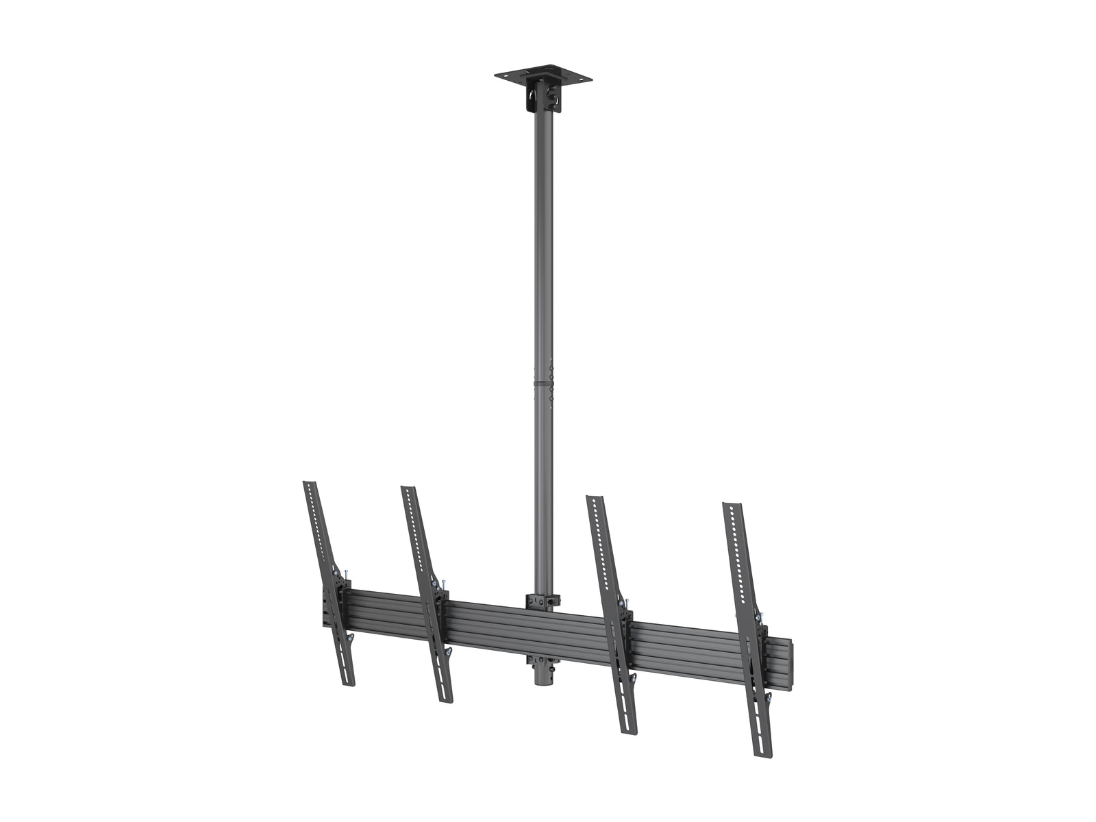 Multibrackets MBC2X1UP M Pro 1.5m 2-Screen Ceiling Mount For 40"-65" Screens | 7340234813971 Ceiling Mount Bracket Multibrackets