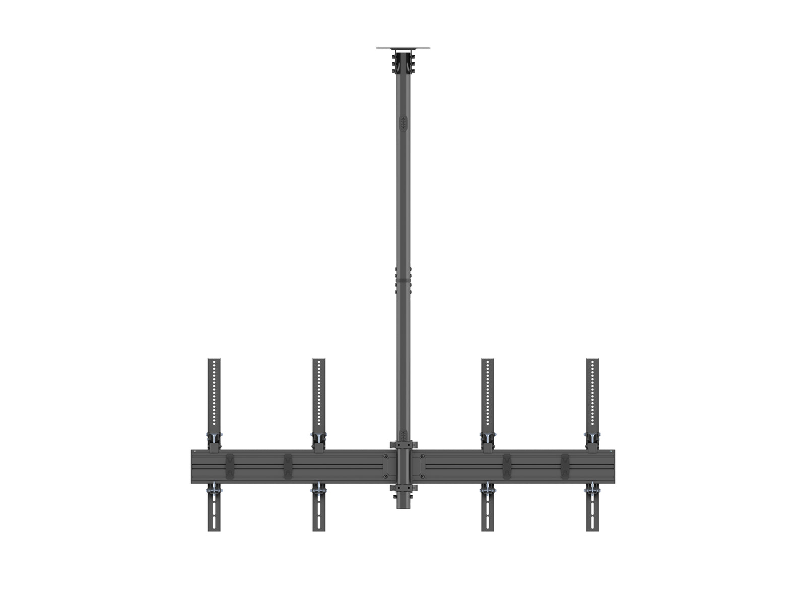 Multibrackets MBC2X1UP M Pro 1.5m 2-Screen Ceiling Mount For 40"-65" Screens | 7340234813971 Ceiling Mount Bracket Multibrackets