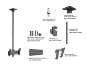 Multibrackets MBC1UT M Pro 1.5m Ceiling Mount For 24"-42" Screens | 7340234814152 Ceiling Mount Bracket Multibrackets