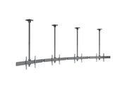 Multibrackets MBC4X1U M Pro 1.5m 4-Screen Curved Ceiling Mount For 40"-65" Screens | 7340234814282 Ceiling Mount Bracket Multibrackets