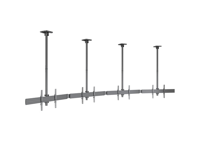 Multibrackets MBC4X1U M Pro 1.5m 4-Screen Curved Ceiling Mount For 40"-65" Screens | 7340234814282 Ceiling Mount Bracket Multibrackets