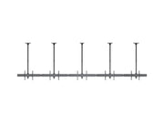 Multibrackets MBC4X1U M Pro 1.5m 4-Screen Curved Ceiling Mount For 40"-65" Screens | 7340234814282 Ceiling Mount Bracket Multibrackets