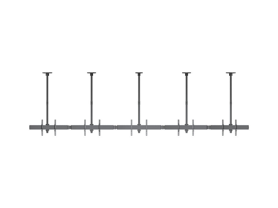 Multibrackets MBC4X1U M Pro 1.5m 4-Screen Curved Ceiling Mount For 40"-65" Screens | 7340234814282