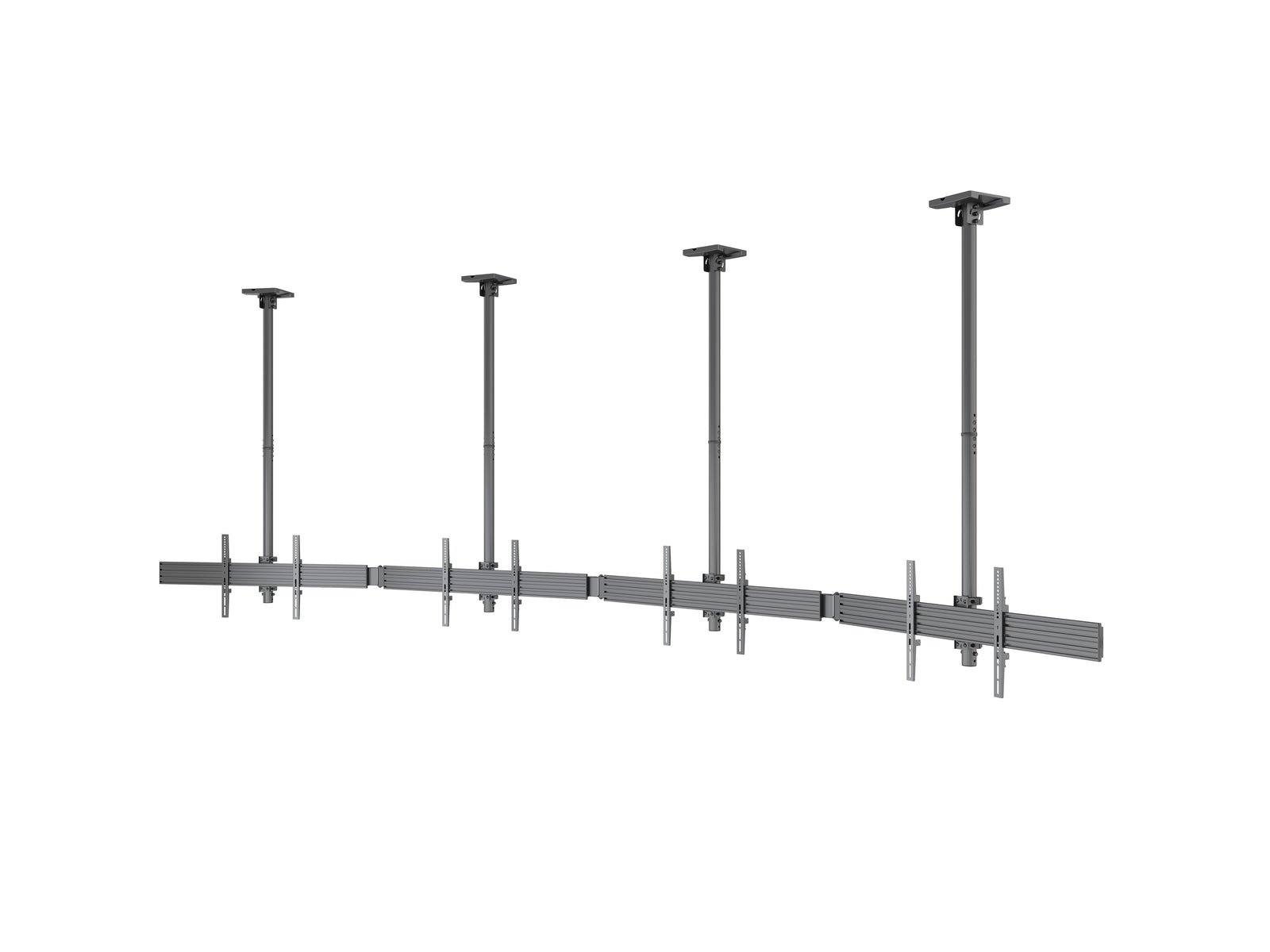 Multibrackets MBC4X1U M Pro 1.5m 4-Screen Curved Ceiling Mount For 40"-65" Screens | 7340234814282 Ceiling Mount Bracket Multibrackets