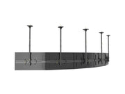 Multibrackets MBC4X1U M Pro 1.5m 4-Screen Curved Ceiling Mount For 40"-65" Screens | 7340234814282 Ceiling Mount Bracket Multibrackets