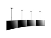 Multibrackets MBC4X1U M Pro 1.5m 4-Screen Curved Ceiling Mount For 40"-65" Screens | 7340234814282 Ceiling Mount Bracket Multibrackets