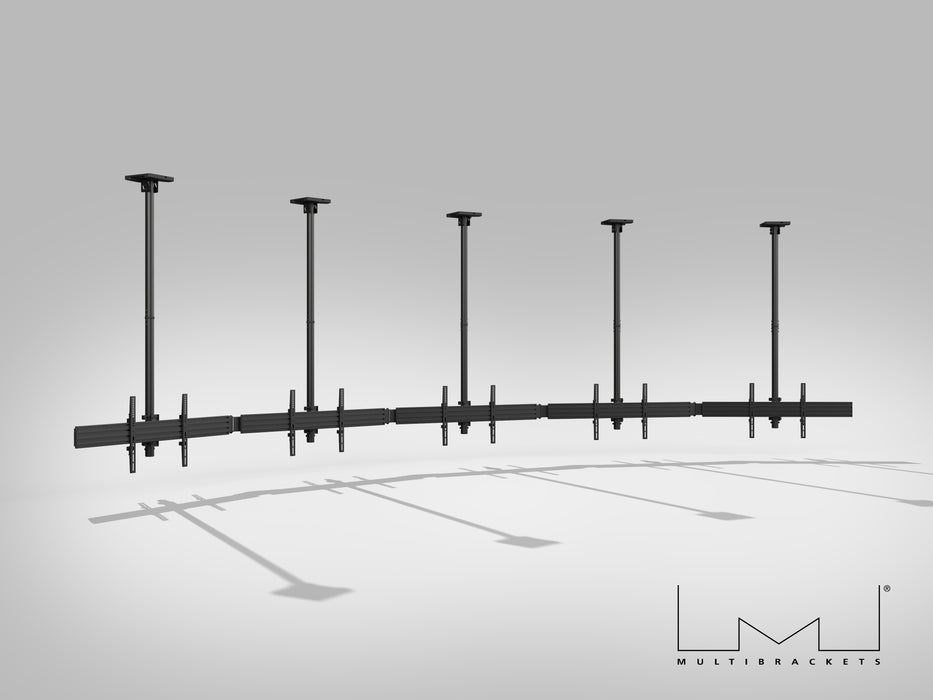 Multibrackets MBC5X1U M Pro 1.5m 5-Screen Curved Ceiling Mount For 40"-65" Screens | 7340234814299