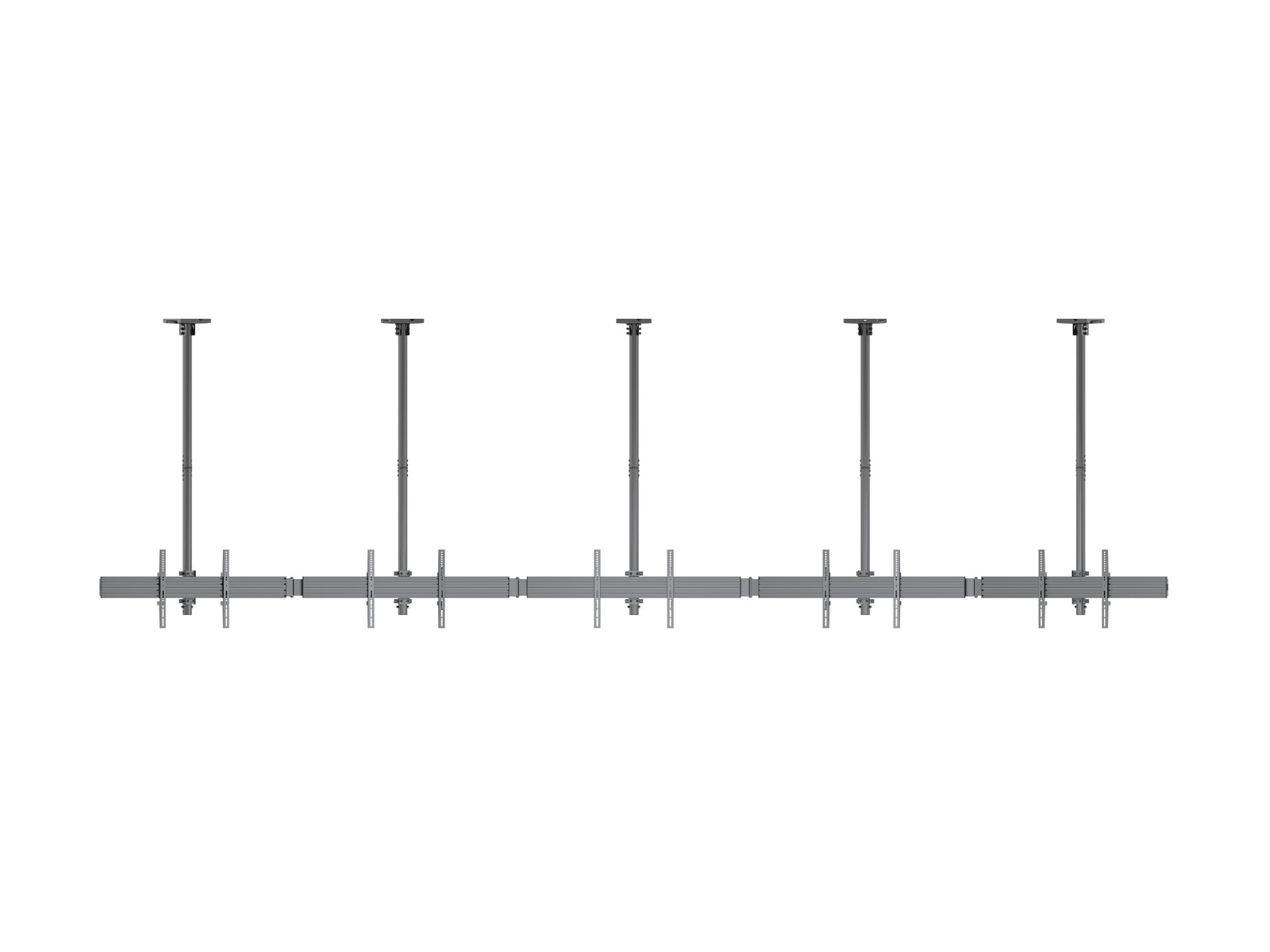 Multibrackets MBC5X1U M Pro 1.5m 5-Screen Curved Ceiling Mount For 40"-65" Screens | 7340234814299 Ceiling Mount Bracket Multibrackets