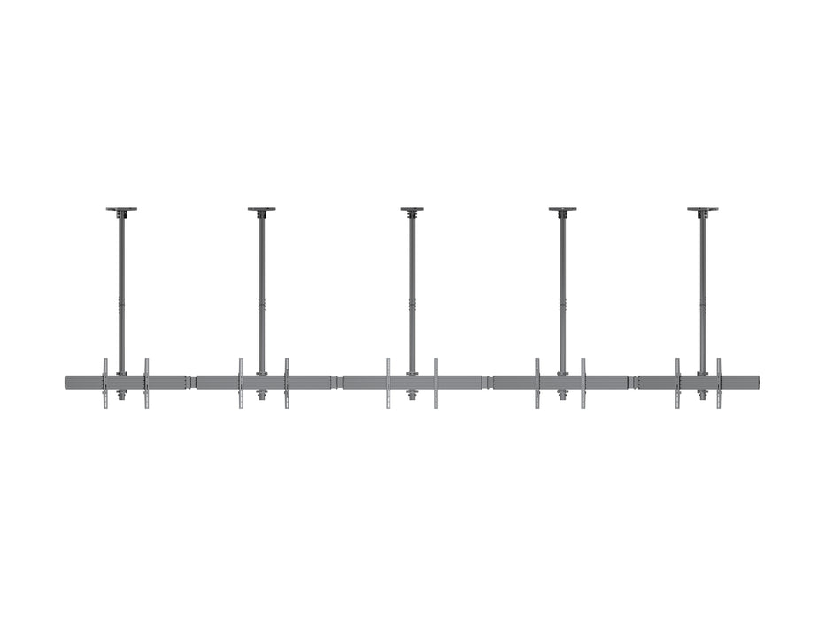 Multibrackets MBC5X1U M Pro 1.5m 5-Screen Curved Ceiling Mount For 40"-65" Screens | 7340234814299