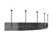 Multibrackets MBC5X1U M Pro 1.5m 5-Screen Curved Ceiling Mount For 40"-65" Screens | 7340234814299 Ceiling Mount Bracket Multibrackets