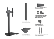 Multibrackets M Column Pro 150 Digital Signage Floor Stand - VESA 400x400 | 7340234816736 Floor Stand Multibrackets