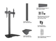 Multibrackets M Column Pro 150 Digital Signage Floor Stand - VESA 600x400 | 7340234816750 Floor Stand Multibrackets