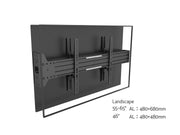 Multibrackets M Pro Series Back To Back Display Plate From Wall Mounting Accessory Multibrackets