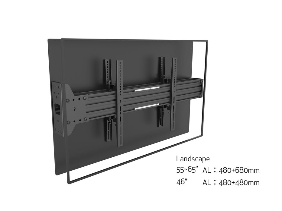 Multibrackets M Pro Series Back To Back Display Plate From Wall