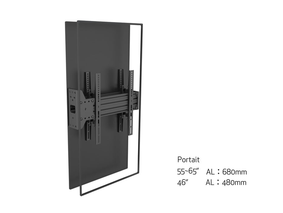 Multibrackets M Pro Series Back To Back Display Plate From Wall