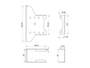 Multibrackets M Pro Series Back To Back Display Plate From Wall Mounting Accessory Multibrackets