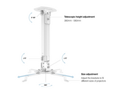 Multibrackets M Universal Projector Ceiling Mount I | 7350022730311 Projector Mount Multibrackets