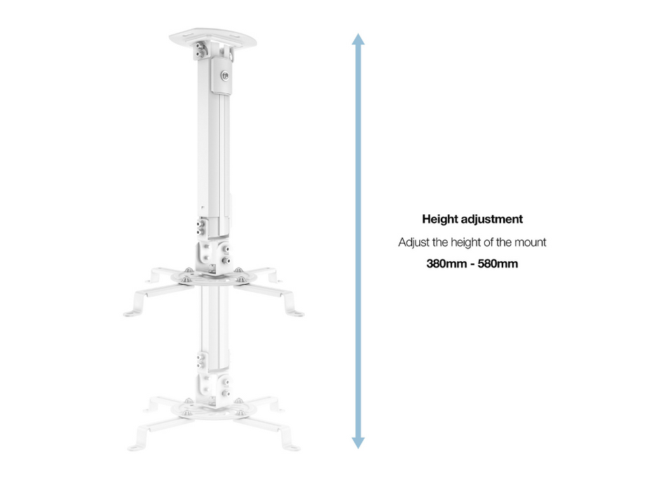 Multibrackets M Universal Projector Ceiling Mount I | 7350022730311 Multibrackets Projector Mount Multibrackets
