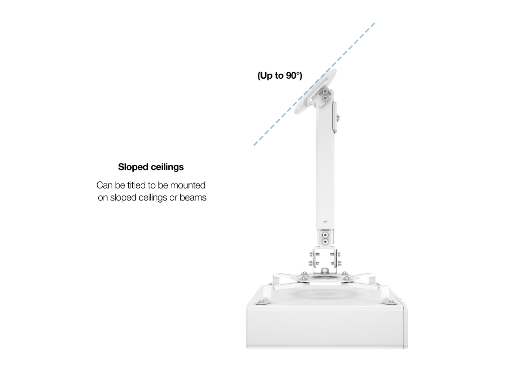 Multibrackets M Universal Projector Ceiling Mount I | 7350022730311 Projector Mount Multibrackets