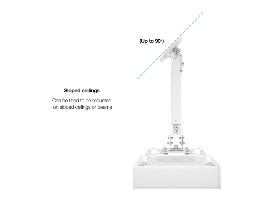 Multibrackets M Universal Projector Ceiling Mount I | 7350022730311 Multibrackets Projector Mount Multibrackets