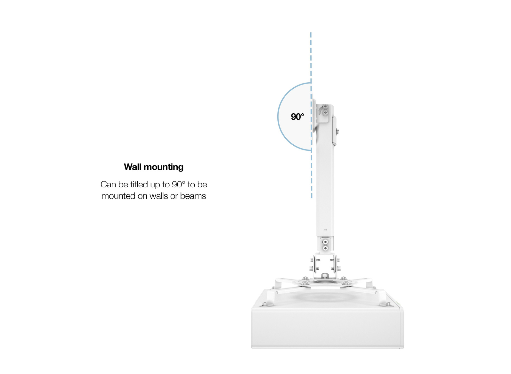 Multibrackets M Universal Projector Ceiling Mount I | 7350022730311 Projector Mount Multibrackets