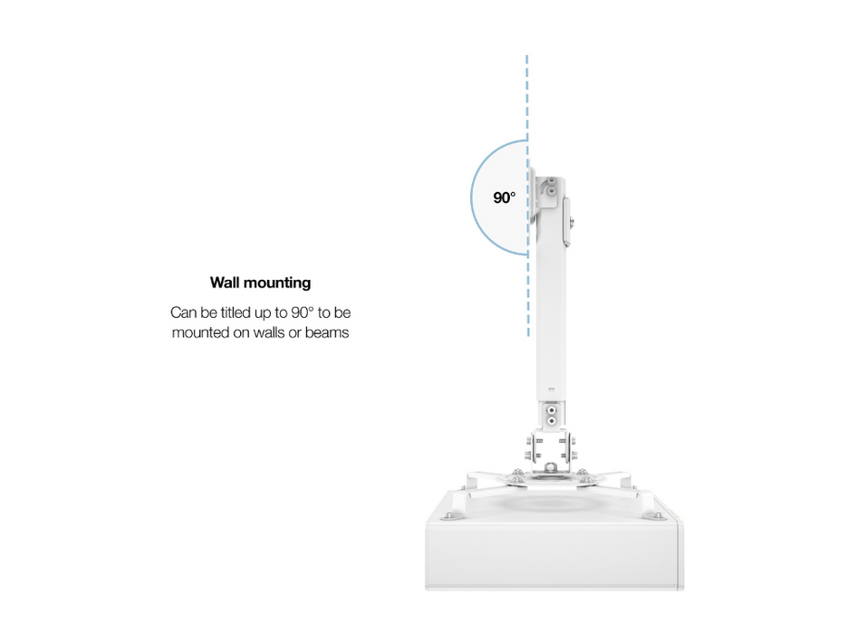 Multibrackets M Universal Projector Ceiling Mount I | 7350022730311 Multibrackets Projector Mount Multibrackets