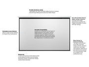 Multibrackets Motorized Projection Screen Deluxe 180" 16:9 – White | 7350022730540 Projector Accessories Multibrackets