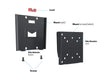 Multibrackets 9" - 32" M VESA Wallmount I Black 50x50 75x75 100x100 | 7350022732988 Wall Mount Bracket Multibrackets