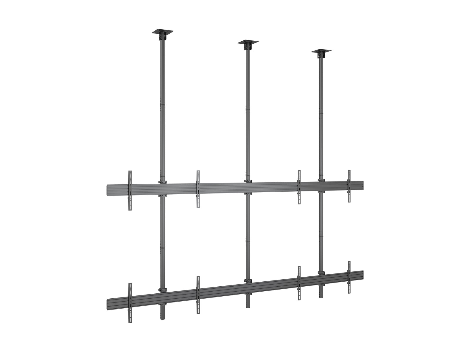 Multibrackets MBC2X2U M Pro 3m 4-Screen Ceiling Mount For 75"-100" Screens | 7350022733923 Ceiling Mount Bracket Multibrackets
